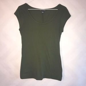 Victoria secret olive green tee shirt medium